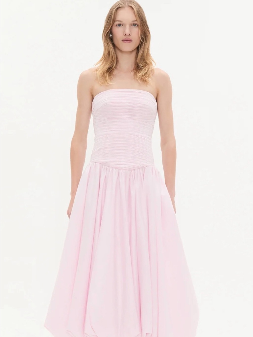AJE Violette Bubble Midi dress